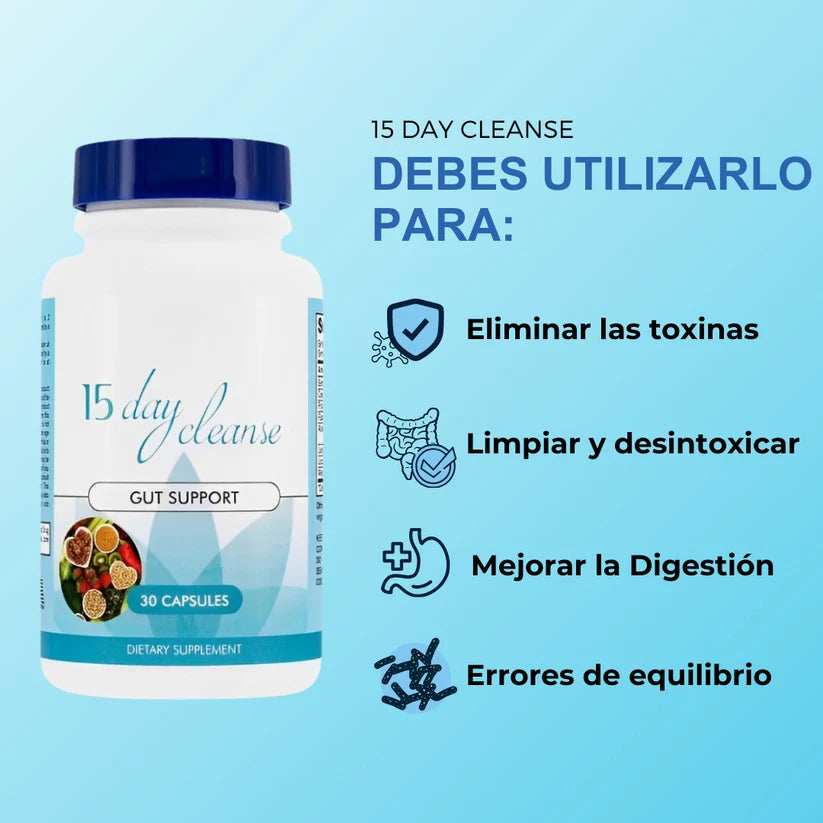 15 DAY CLEANSE - Limpieza intestinal de 15 días